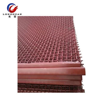 Mn65 Manganese steel Wire vibrating screen /crusher screen mesh