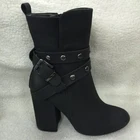 2017 new fashion wholesale Guaranteed quality western Cowboy lady Ankle Boots