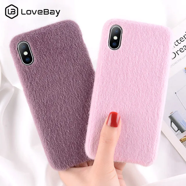 Winter Warm Soft Plush Fur Furry Mobile Phone Case for iPhone X XR XS Max 8 7 6 6S Plus
Winter Warm Soft Plush Fur Furry Mobile Phone Case for iPhone X XR XS Max 8 7 6 6S Plus