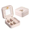 Wholesale ClassicLeather Jewelry Organizer Case Black Lockable Jewelry Storage Box for Women