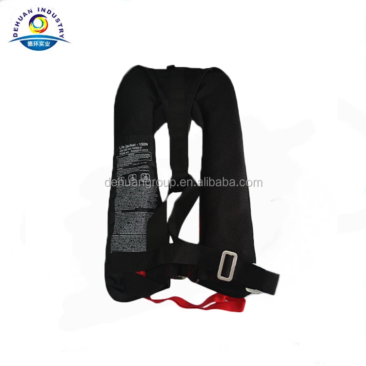 ce iso aprroved red pfd automatic or manual inflatable life