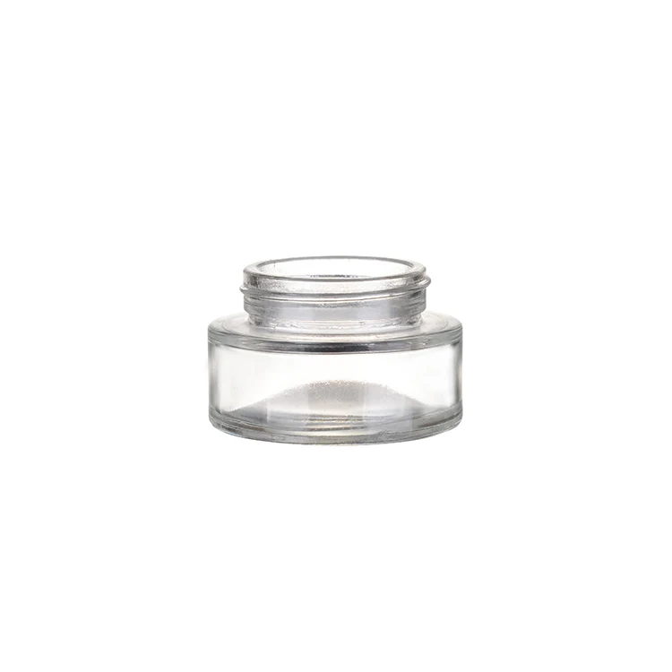 Top Selling recyclable empty 30ml cosmetics cream glass bottles and jars