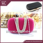 evening clutch, box bag frame with ring clasp