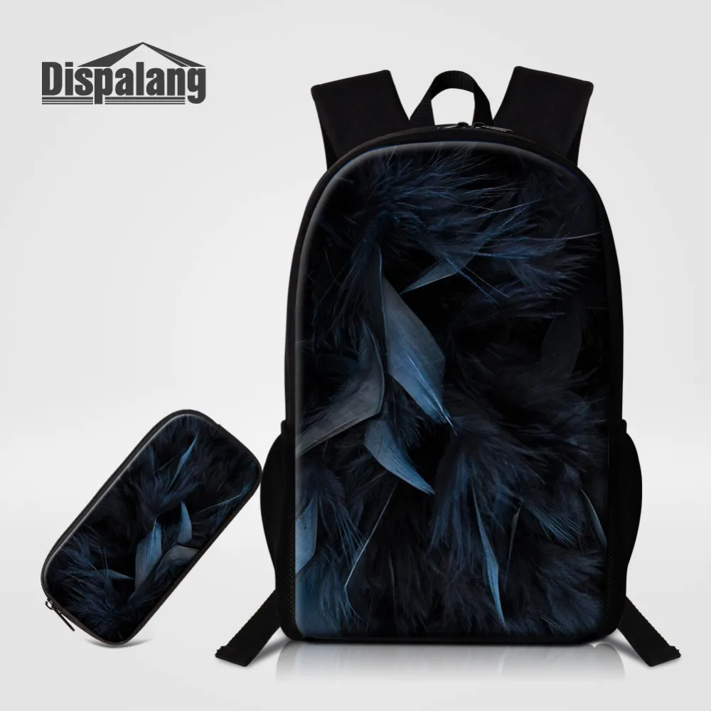 feather school bags with pencil bags (6)