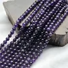 Wholesale Faceted Purple Chalcedony Natural Stone Beads Round Loose Beads 4/6/8/10/12 /14mm For Making DIY Jewelry