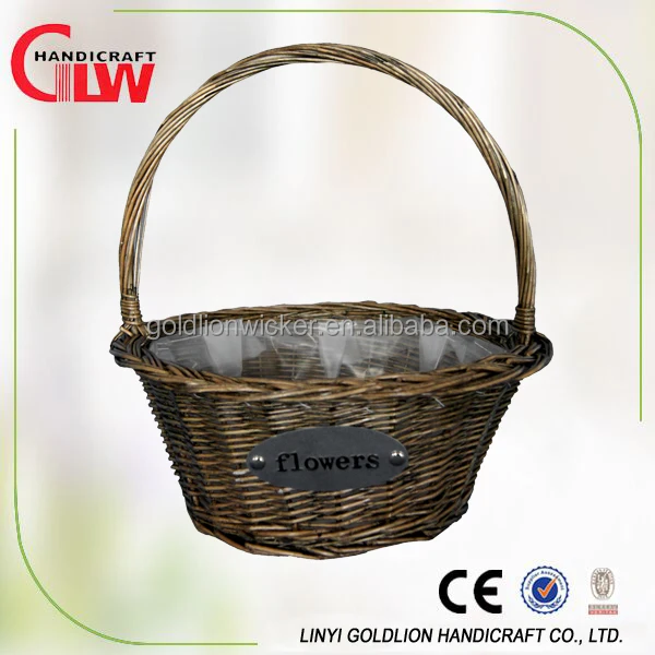 home decoration accessories wall hanging wicker baskets