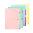 candy color clear pp a4 size book expanding portfolio classification file folder