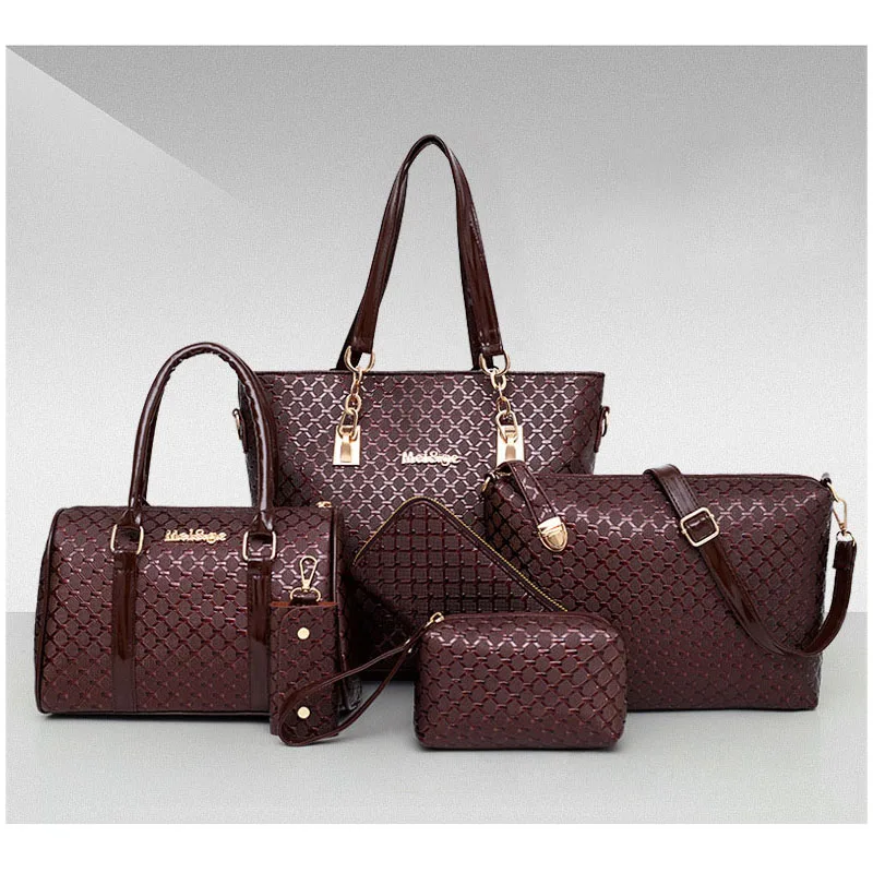 6 pieces PU Leather Handbags sets Woman Bags Luxury Handbag Designer Handbag For Women
6 pieces PU Leather Handbags sets Woman Bags Luxury Handbag Designer Handbag For Women
