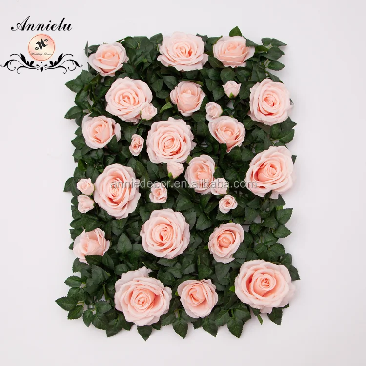 Hotsale Artificial Flower Wall High Quality Romantic Wedding Supplies Backdrop Decoration Artificial Rose Flower Panel