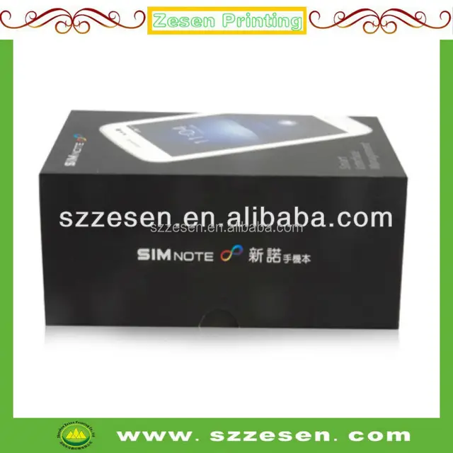 color printing smart phone box handmade paper box for phone