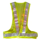 reflective high quality chalecos de seguridad construction safety vest chaleco reflectante con luces led