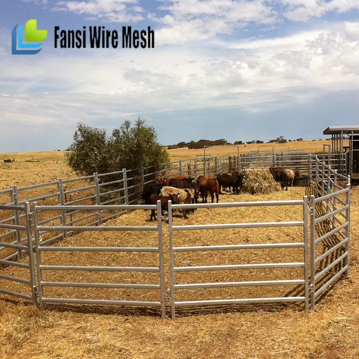 8m high stockyard cattle fence metal corral panels