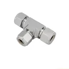 AE Metric Male O-Ring Tee Stainless steel tube fittings quick coupling hose connectors