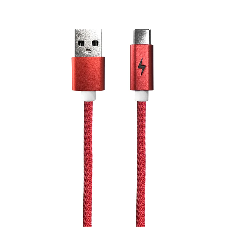 Data and charger High Speed Standard USB 2.0 A Male to type C cable with customized logo