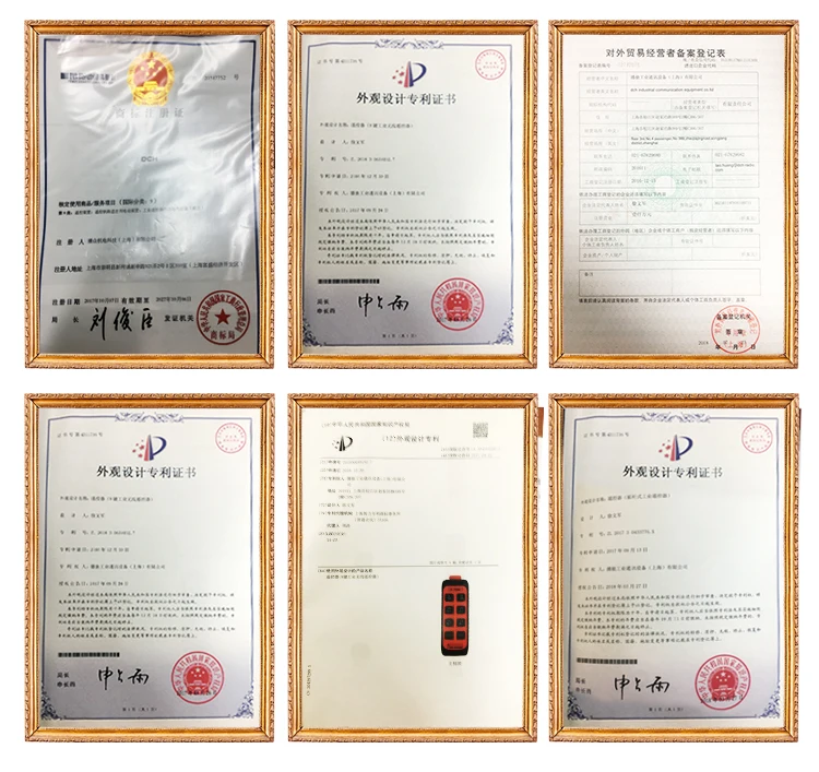 Safety Industrial wireless remote control for Hoist Cranes 433MHz frequency - ANKUX Tech Co., Ltd