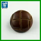 High quality imitation leather nylon football button for garment