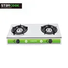 OEM 2 Burner Stainless Steel Gas Cooktop Kitchen Table Stove
