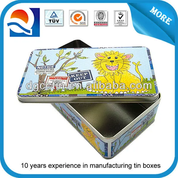 military tin box ammo box card mess tin tin lunch box