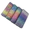 DX1006 Small Leather Goods Manufactures Zipper Travel Rainbow Glitter Purse