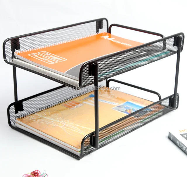 stacking desk trays