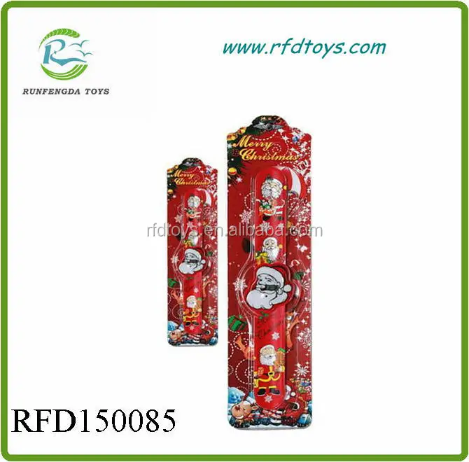 plastic slap watches digital santa claus watch for christmas
