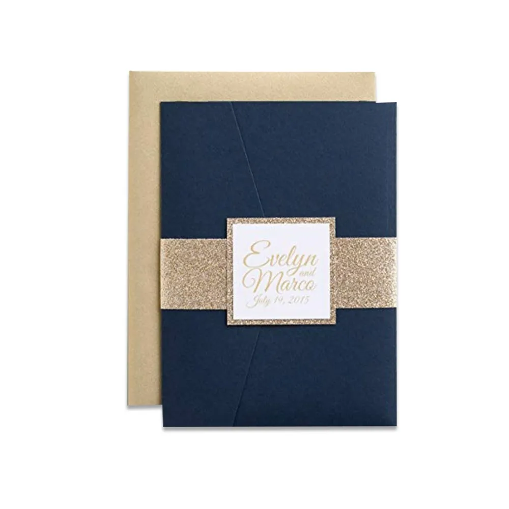 many colors personalized card laser cut wedding invitations