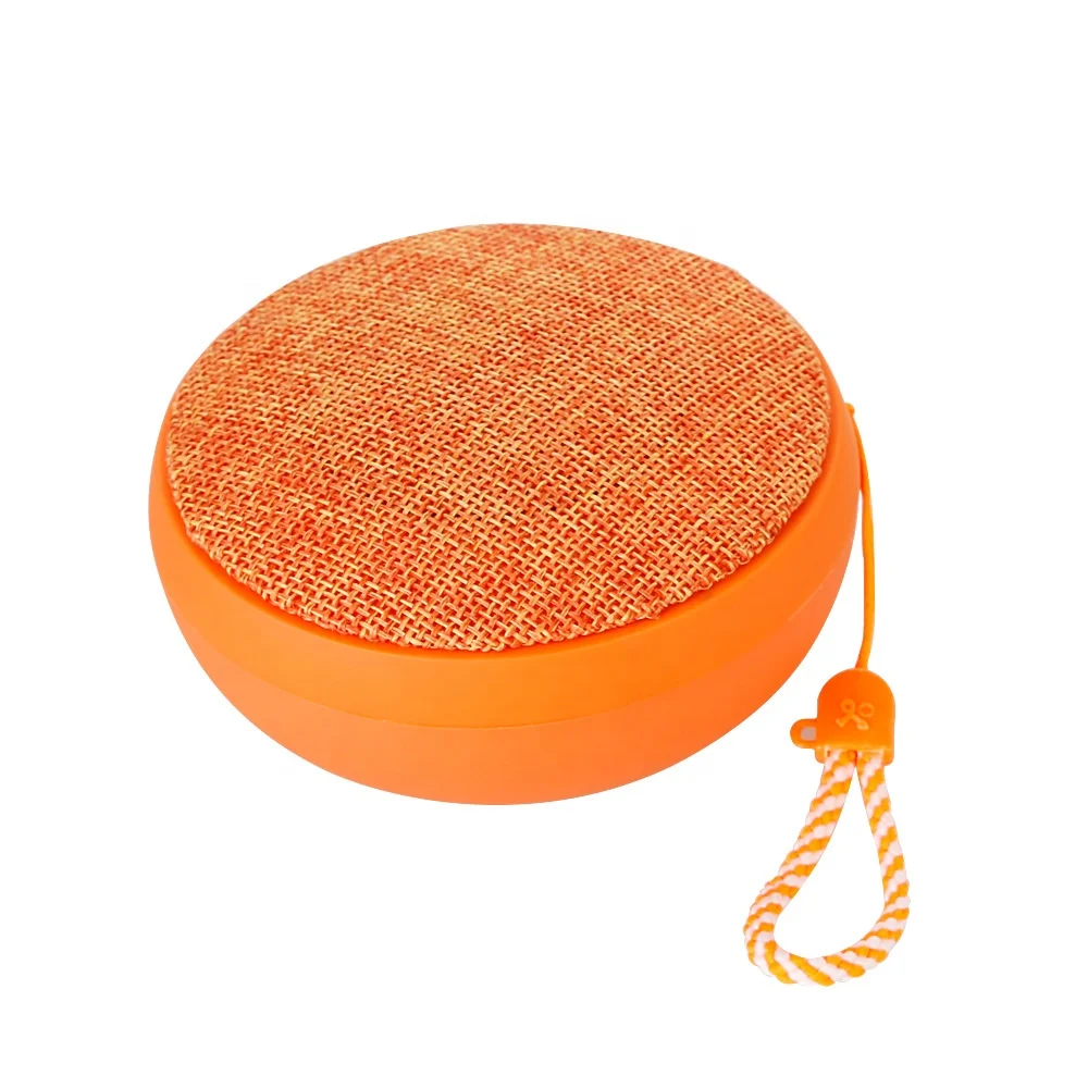 2019 Hot Selling Colorful Cloth Fabric Portable Handsfree Mini Bluetooth Speaker with Lanyard - ANKUX.COM