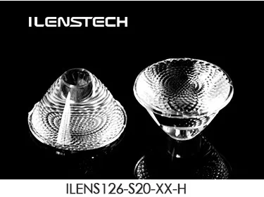 Ilenstech Led fresnel spotlight narrow pmma led lens / oem led optical lens manufacture