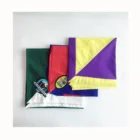 Manufacture fashion plain two color custom scarf boy scout neckerchief