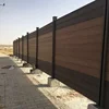 Various colours WPC waterproof outdoor privacy fence panel/garden wood fence/wpc screening