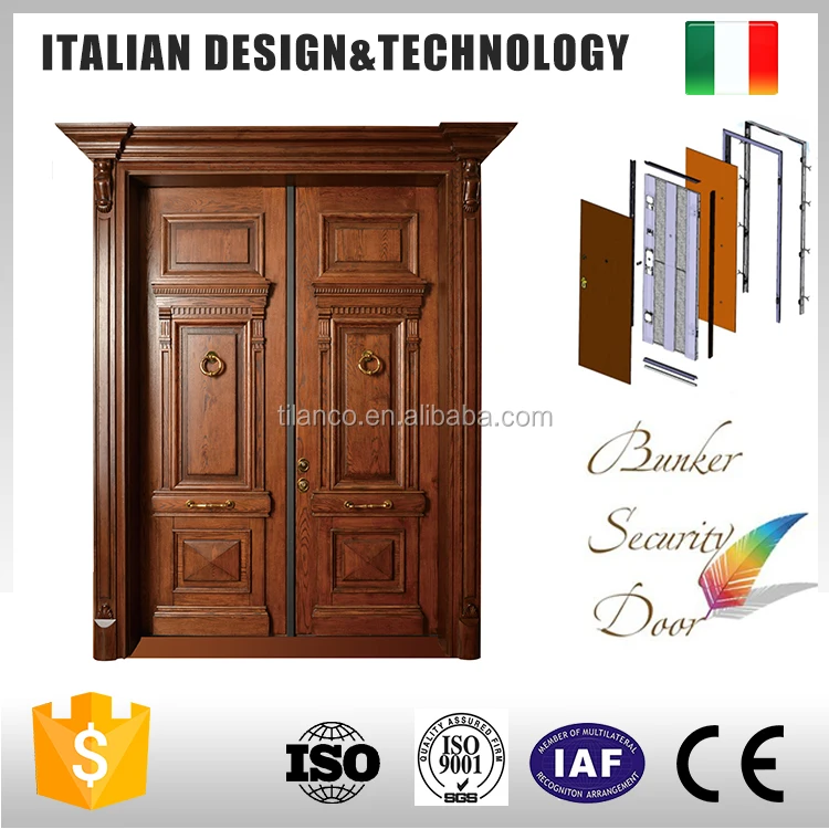 Attractive Price New Type Main Door Design Solid Wood Security Door For Apartment Buy Solid Wood Door Main Door Designs Double Door Main Double