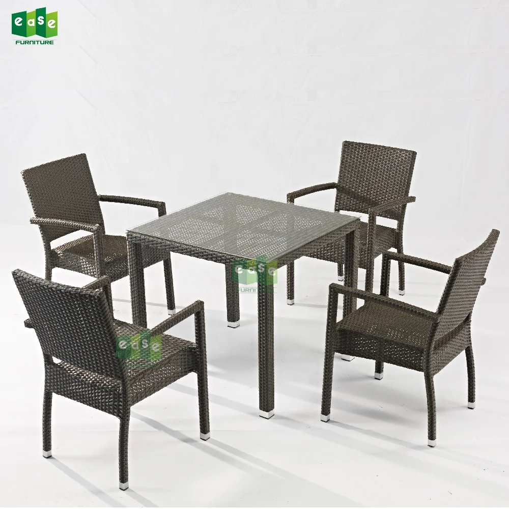 Modern Restaurant Chairs And Tables Cheap Rattan Patio Furniture