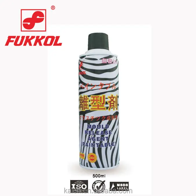 Fukkol SGS approved Label Printing Machinery Use Silicon Molding Release Spray