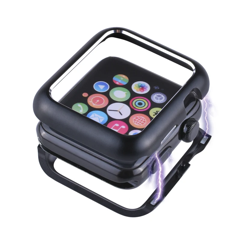 New Magnetic Adsorption Metal Aluminum Frame Protective Case for Apple Watch 38MM 42MM Series 1 2 3 4 40MM 44MM, Black,red,silver
New Magnetic Adsorption Metal Aluminum Frame Protective Case for Apple Watch 38MM 42MM Series 1 2 3 4 40MM 44MM, Black,red,silver