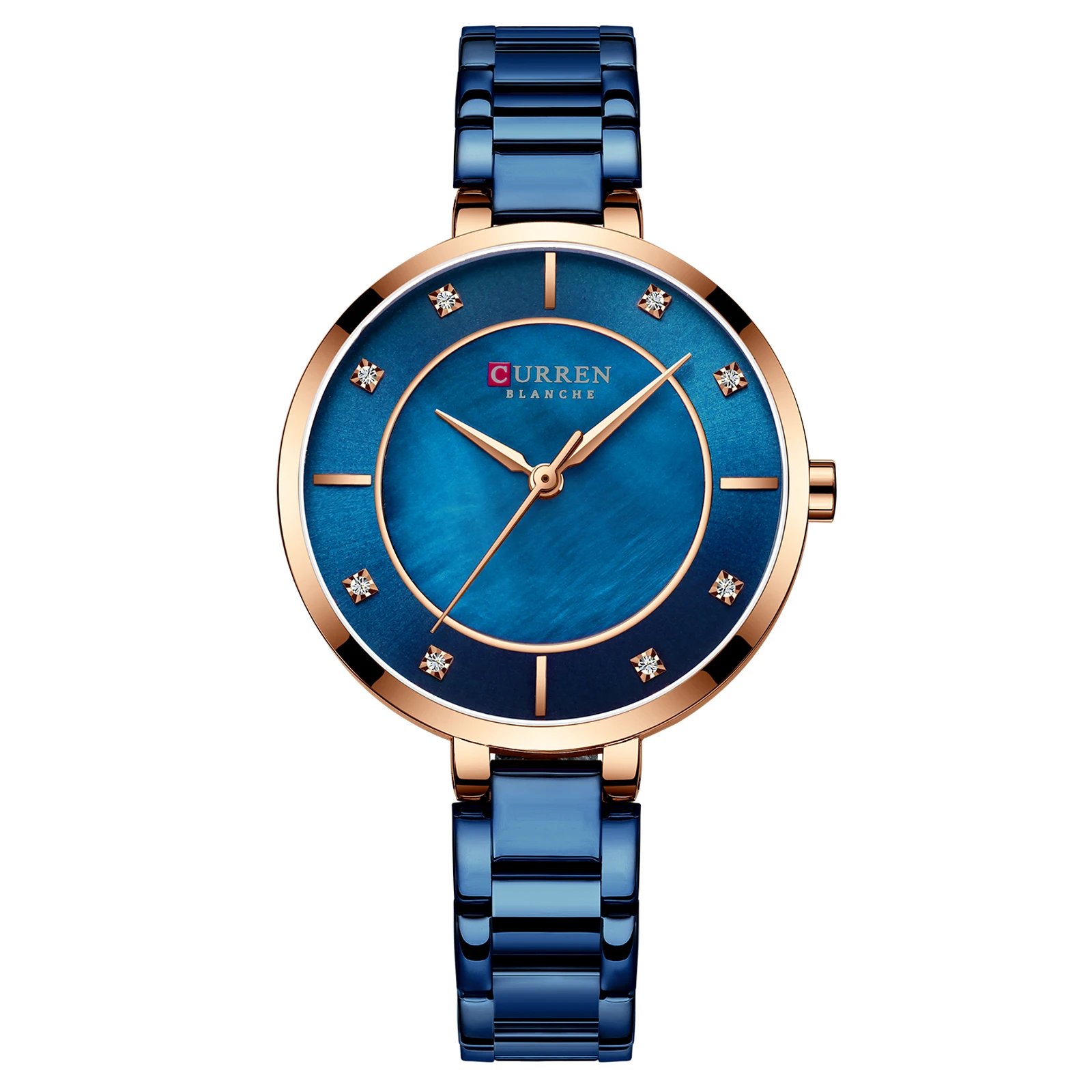 CURREN 9051 Fashion Luxury Rhinestone Dial Quartz Watches Women Clock Waterproof Stainless Steel Band Wrist Watch for Lady
CURREN 9051 Fashion Luxury Rhinestone Dial Quartz Watches Women Clock Waterproof Stainless Steel Band Wrist Watch for Lady