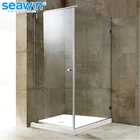 Service cabin square free standing custom hinge shower glass enclosures,shower bath cabin screen