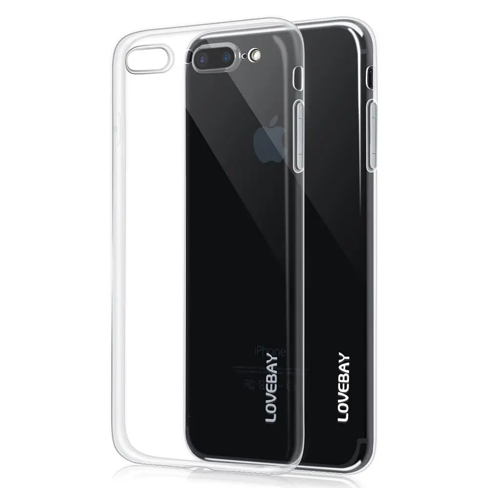 LOVEBAY Ultra Thin Transparent Soft TPU Cover for iphone 6 7 8 Plus 
LOVEBAY Ultra Thin Transparent Soft TPU Cover for iphone 6 7 8 Plus