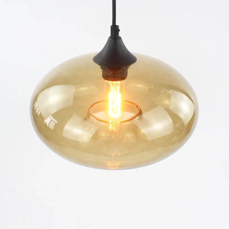 hanging glass pendant lights