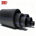 Plumbing Black Plastic Polyethylene HDPE Water Pipe Manufacture Prices For Drainage