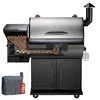 Buy Garden Barrel Barbeque Charcoal Smoker Outdoor High Quality barbecue Wood Pellet BBQ Grill with Stainless Steel Lid