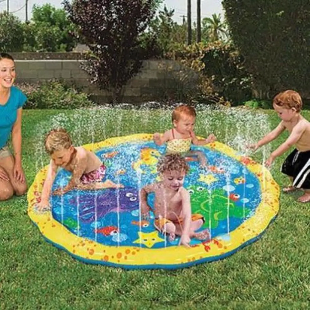 Inflatable Sprinkler Cushion Toys Cushion Gift Fun For Kids Baby 100cm Summer Children's Outdoor Play Water Games Beach Mat Lawn, As picture
Inflatable Sprinkler Cushion Toys Cushion Gift Fun For Kids Baby 100cm Summer Children's Outdoor Play Water Games Beach Mat Lawn, As picture