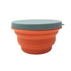 500ml Best Selling Food Storage Portable Collapsible Silicone Bowl