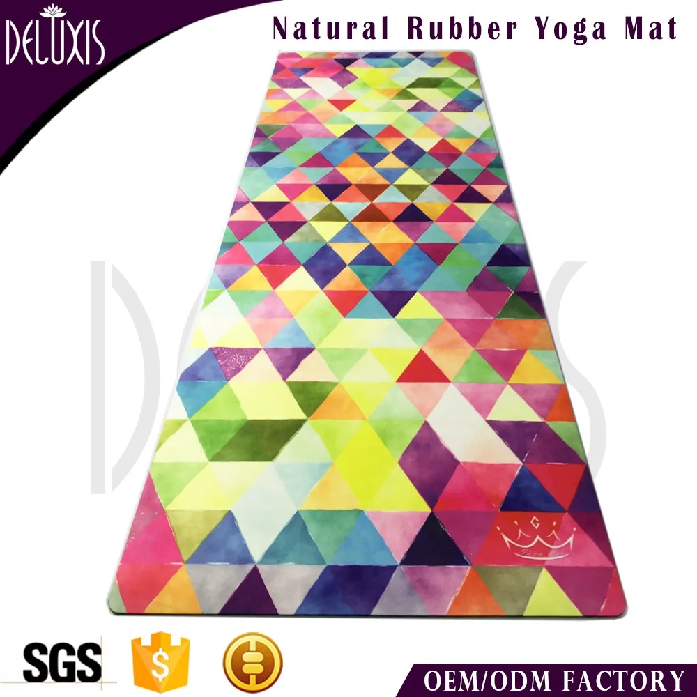 Custom Thick Microfibre Yoga Mat Made From Recycled Tires Buy Yoga
