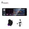 Podofo 1 Din 4.1'' HD Capacitive Touch Screen Car Radio Dual USB RDS Autoradio P5130 + Steering Wheel Control & Microphone