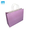 China suppliers different size custom logo kraft paper handle bag with die cut handle for gift