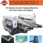 Full Automatic glass and stone edge 45degree grinding polishing machine