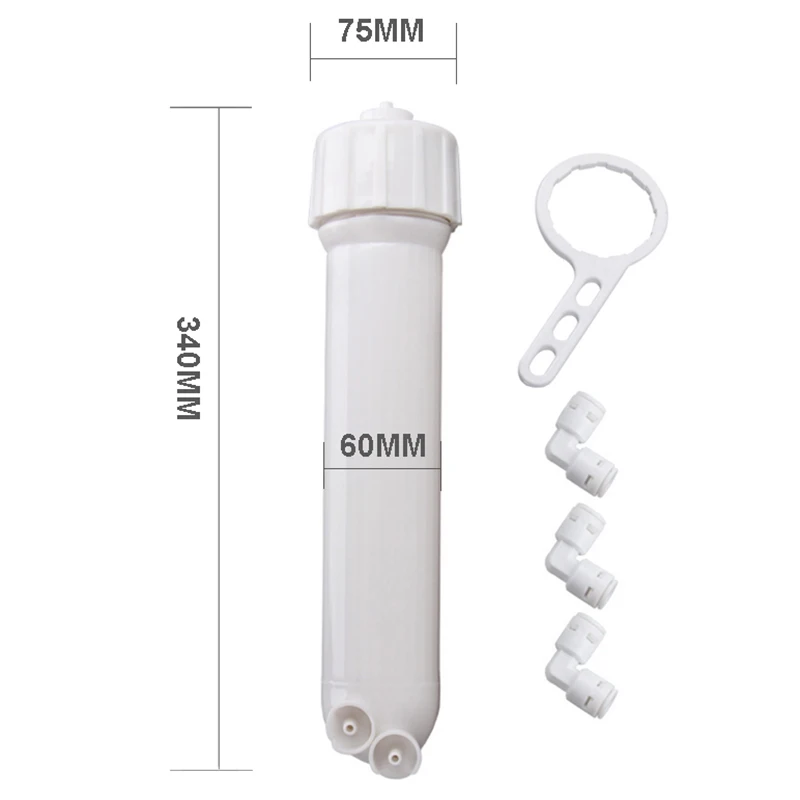 Warter Filter Parts Membrane Housing For 18122012 10inch Fiber Membrane Sediment Filter With All Fittings And Spanner (5)