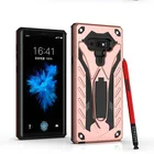 Shockproof Phone Case for Samsung Note 9 TPU PC Kickstand Cell Phone Cover