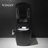 Factory one piece toilet black color wc pissing toilet urinal