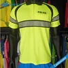 Custom Cheap Price High Quality Reflective Safety Police Polo Shirt